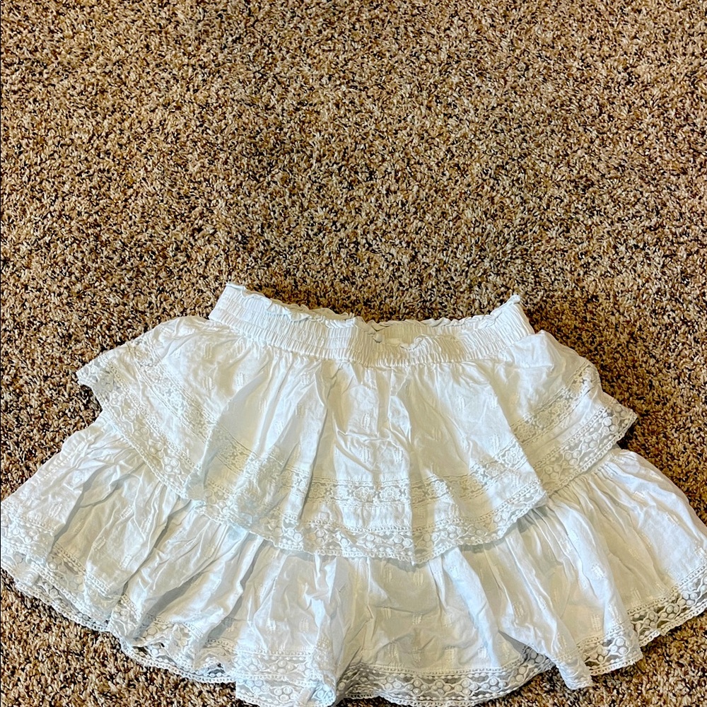White American Eagle Lace Women's Skirt